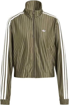 adidas (WMNS) adidas Firebird Pinstripe Track Jacket Asia Sizing Branch Silver Metallic KR6520