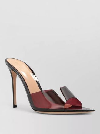 Gianvito Rossi elle pointed open toe leather sole sandals
