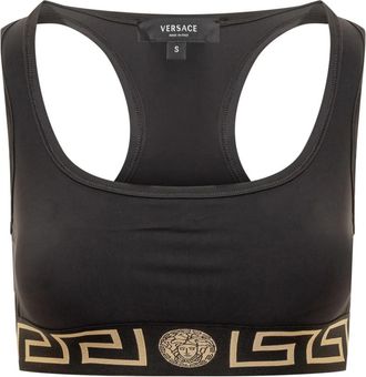 Versace Sport BH Top voor Actieve Vrouwen - Dames - Sport BHs - Zwart - XS - Fitness