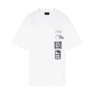 Emporio Armani Uomo, Top, Bianco, M, new