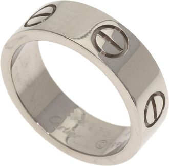 Cartier Love White Gold (18K) Band Ring (Pre-Owned)