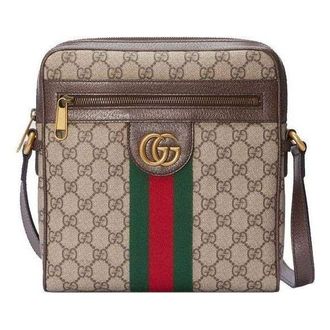 Gucci (WMNS) Gucci Ophidia GG Small Messenger Bag Beige Ebony 547926-96IWT-8745