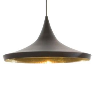 TOM DIXON Pendant Beat - Black - Brass - Designer Tom Dixon