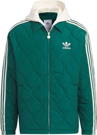 adidas Originals Classic Sport Jacket Asia Sizing Green White IW6285
