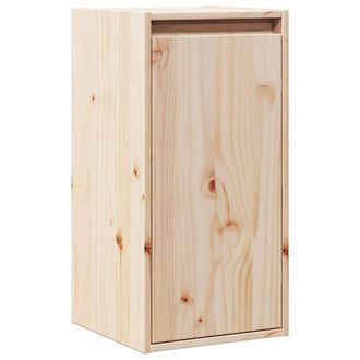 vidaXL Vidaxl - Armario De Pared De Madera Maciza De Pino 30x30x60 Cm
