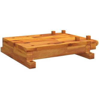 vidaXL Vidaxl - Tablero Banco De Trabajo Con Tornillo Banco Madera 52x44x9,5 Cm