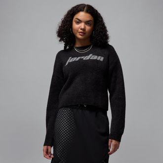 Nike Jordan Womens Jordan Sweater in Black | HF9453-011