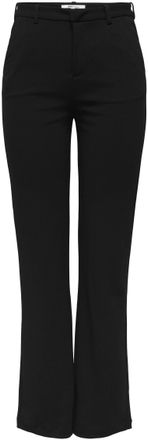 Only Anzughose ONLY ONLRAFFY - Hose mit geradem Bein und Stretchkomfort, Damen, Gr. XL (42), L&auml;nge 32, schwarz, Web, Obermaterial: 95% Polyester, 5% Elasth