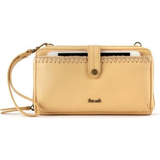 The Sak Iris Smartphone Crossbody Bag in Buttercup Crochet at Nordstrom