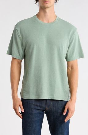 Lucky Brand Textured Boxy Knit T-Shirt in Green Bay at Nordstrom Rack, Size Xx-Large