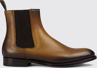 Doucal's Stivaletti Chelsea in pelle di vitello liscia con suola in cuoio