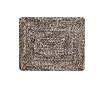 Blue Pheasant Atticus Rectangular Espresso Placemat - Set Of 4 In Jute