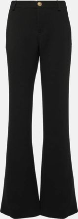 Balmain Virgin wool crepe bootcut pants