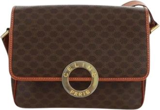 Celine Pre-owned Cross Body Bags, female, Brown, Size: ONE SIZE Pre-owned Vintage Cross Body Bag