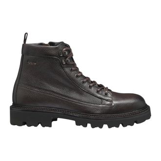 HUGO BOSS Schoenen, Heren, Bruin, 42 EU, Leer, Kope Veterlaarzen