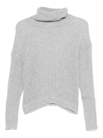 Rame roll-neck knitted sweater - Grigio
