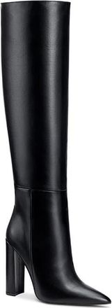 Femme LA Paris Pointed Toe Knee High Boot in Black at Nordstrom, Size 11Us
