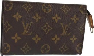 Louis Vuitton Pre-owned Clutches, female, Brown, Size: ONE SIZE Pre-owned Canvas Clutch