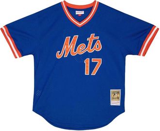 Mitchell & Ness T-shirt MLB Mets 1986 Keith Hernandez - Blu