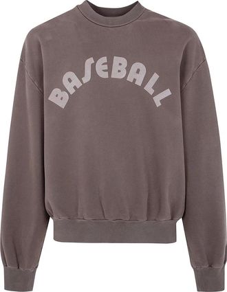 Fear of God Baseball Classic Half Raglan Sweatshirt - Heren - Sweatshirts - Bruin - M - Katoen - Hoodies & sweatvesten