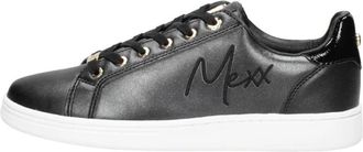 Mexx Glib Veterschoenen Laag - Dames - Sneakers - Zwart - 36 EU - Schoenen