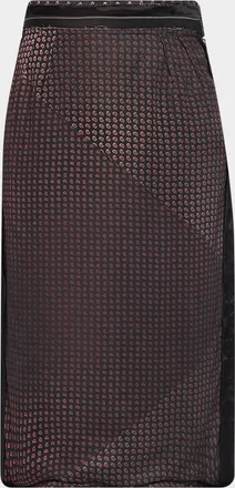 Maison Margiela Paisley Print Midi Pencil Skirt