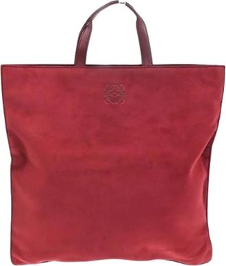 Loewe Pre-owned Tote Bags, female, Red, Size: ONE SIZE Pre-owned Tote Bag