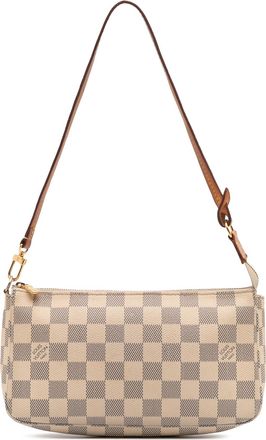 Louis Vuitton Pre-owned Womens Pochette Accessoires Handbag - Ivory Textile - One Size