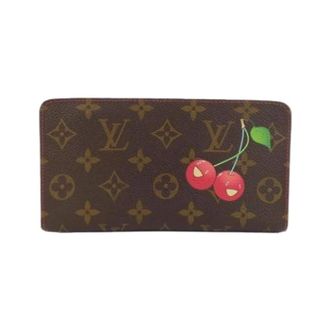 Louis Vuitton Pre-owned Wallets, female, Brown, Size: ONE SIZE Pre-owned Cherry Porte Monnaie Zip