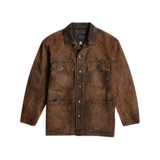 G-Star Heren, Jassen, Bruin, Maat: XL Denim
