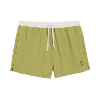 Ami Beachwear, male, Green, Size: M Sea Clothing