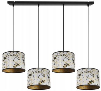 OEM L&aacute;mpara Colgante, L&aacute;mpara De Techo, Pantalla, Patr&oacute;n Dorado