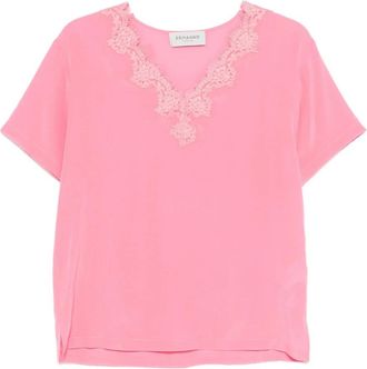 Ermanno Scervino Mf 749 Blusa - Dames - Blouses - Roze - M - Overhemden