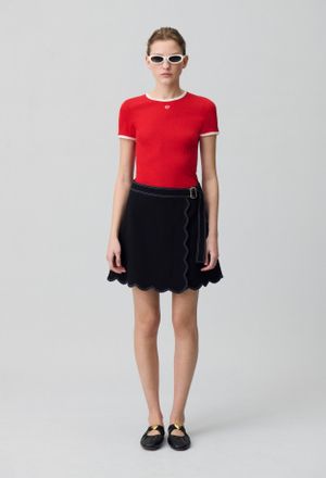 Claudie Pierlot Jupe courte portefeuille