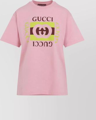 Gucci graphic logo short sleeve t-shirt