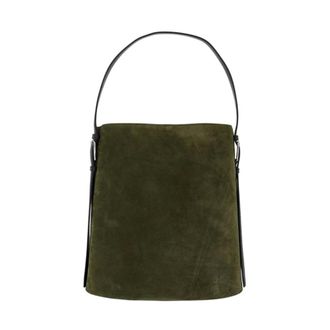 Coperni Ergonomische schoudertas - Dames - Tassen - Groen - Maat: ONE Size Leer