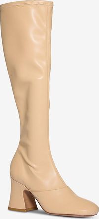 Chloé Stiefel mit Blockabsatz aus glattem Kunstleder Janis