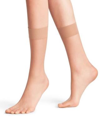 Falke Shelina 12 Denier Ultra Sheer Dress Socks in Sun at Nordstrom, Size Medium