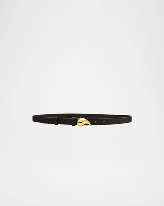 Bottega Veneta Drop Leather Belt