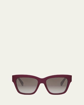 Celine Triomphe Square Acetate Sunglasses