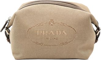 Prada Pre-owned Prada Canvas Canapa Logo Pouch Unisex L61FBRB3RM4NGIQX