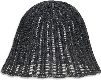 Brunello Cucinelli Womens Techno Raffia Hat Nero Polyamide E Hairbands