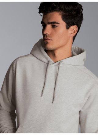 Trigema Kapuzensweatshirt TRIGEMA TRIGEMA Hoodie aus Sweatqualit&auml;t, Herren, Gr. XL, grau (grau, melange), 70% Baumwolle, 30% Polyester, Sweatshirts Kapuzenswe