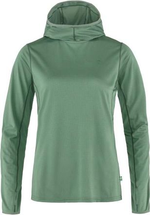 Fj&auml;llr&auml;ven Abisko Sun-Hoodie Funktionsshirt f&uuml;r Damen | gr&uuml;n