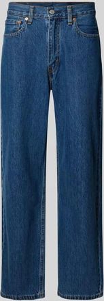 Levi's Straight Fit Jeans aus reiner Baumwolle Modell 565 in Blau, Größe 28/32