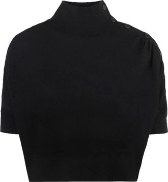 Pinko Pinko, Truien & Vesten, Dames, Zwart, L, Wol, Turtleneck Trui
