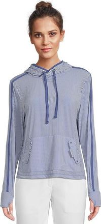 Jamie Sadock Lightweight Sun Protection Hoodie Womens Jacket Slate Purple : XL, Polyester/Spandex