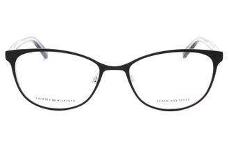 Tommy Hilfiger TH1778 Oval Metal Frame Eyeglasses - Black