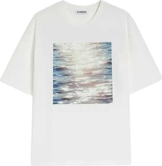 Jil Sander T-shirt met ronde hals