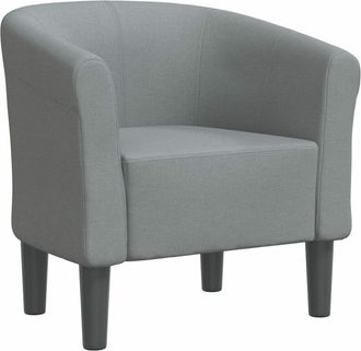 vidaXL Sill&oacute;n De Tela Gris Claro Vidaxl